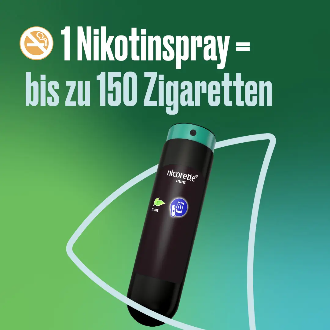 nicorette® fruit & mint Spray – Smartes Nikotinspray