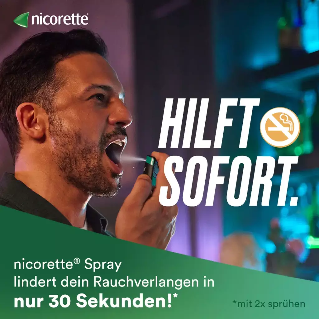 nicorette® mint Spray – Smartes Nikotinspray